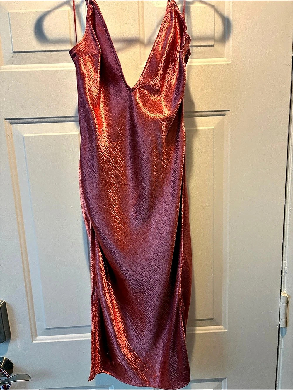Express Metallic Dress in Pink Size 2 NWT